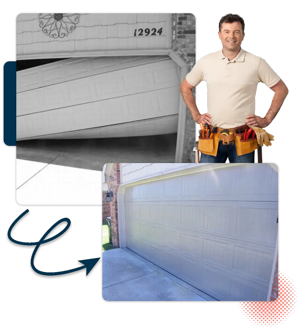 Commercial Garage Door Before And After